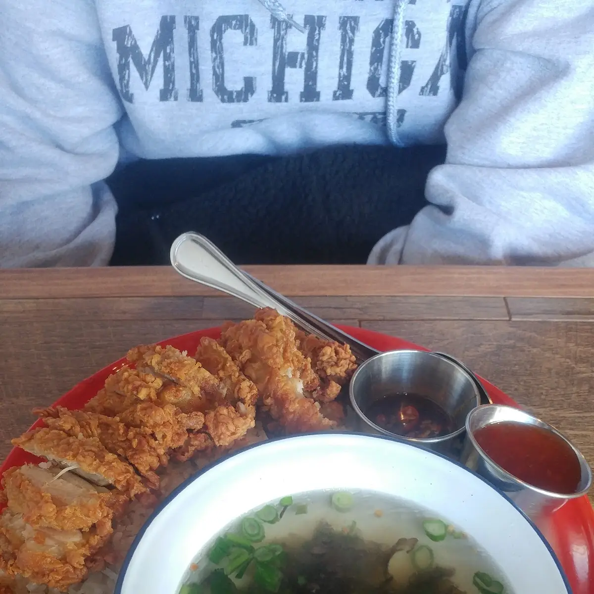 Khao Mun Gai with Crispy Chicken