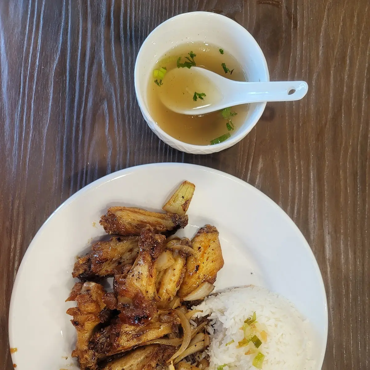 Chicken Wings and Rice