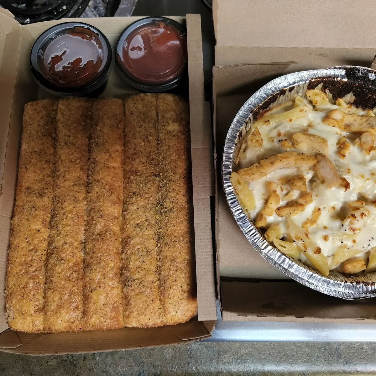 Oven Baked Chicken Alfredo
