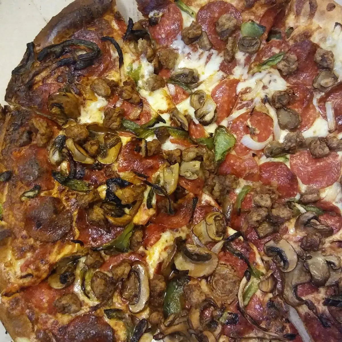 Burnt Pizza Served as Such