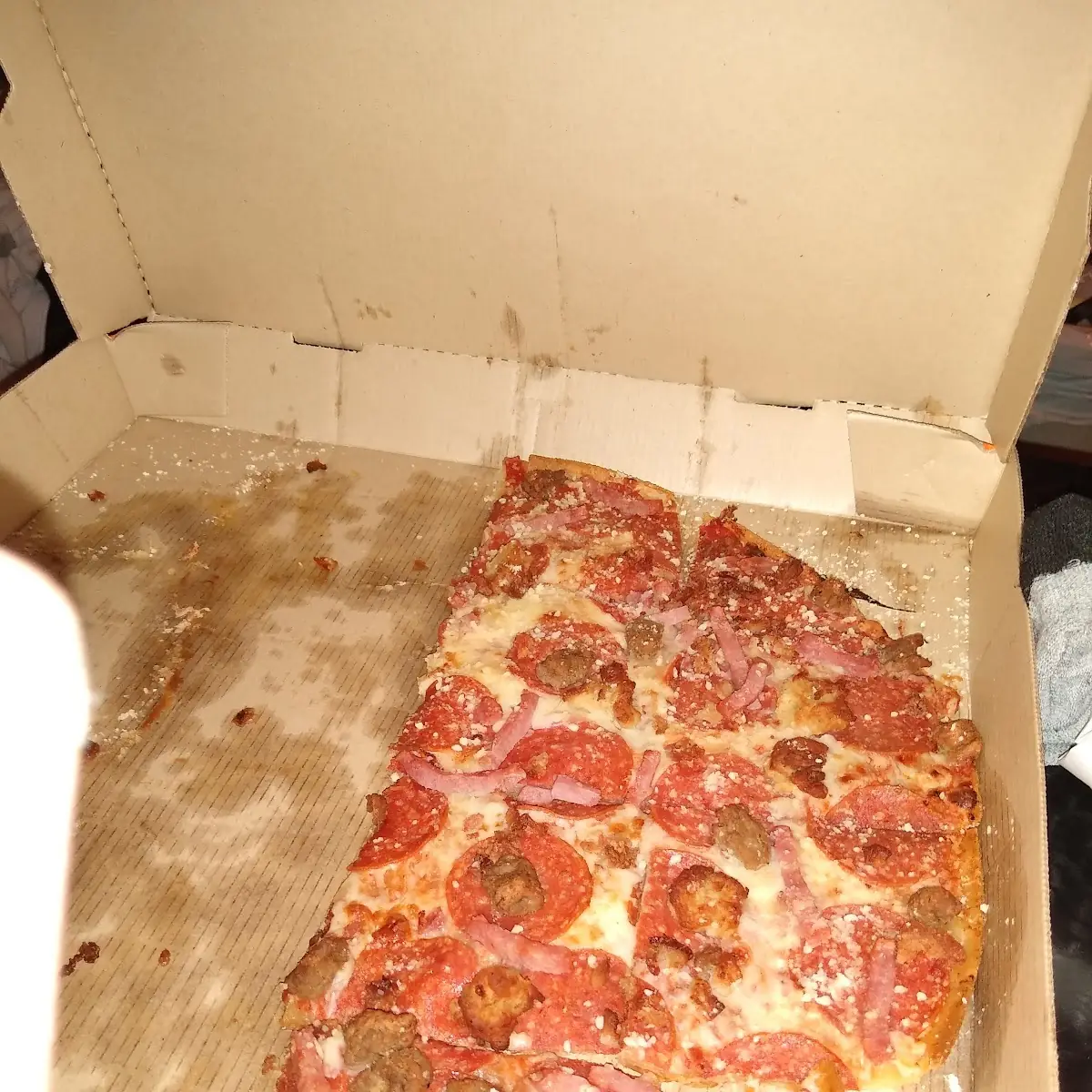 Three Meat Lovers Thin Crust