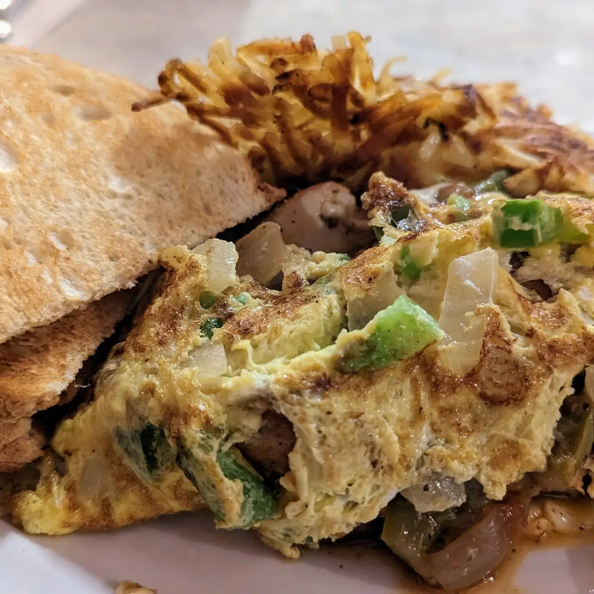Fiesta Chicken Omelet