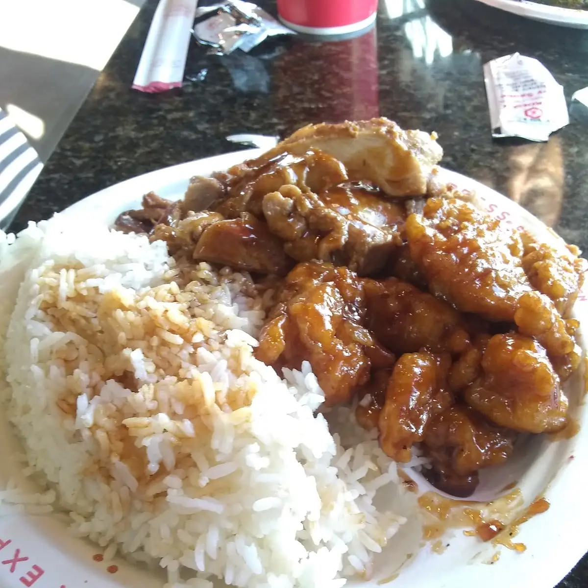 Orange Chicken with Rice