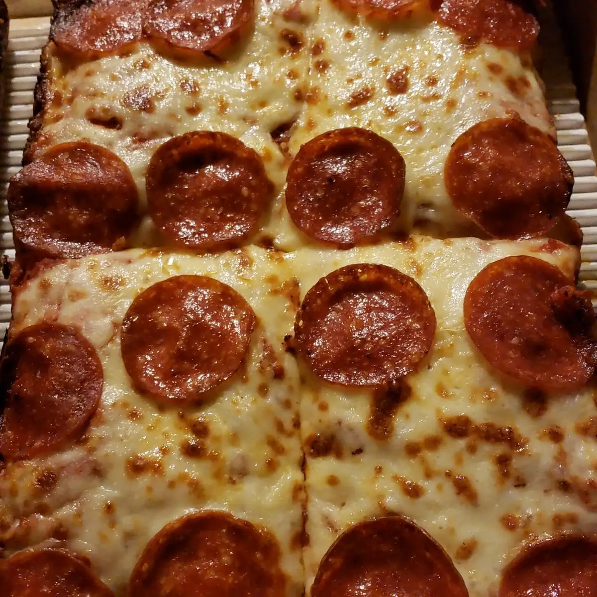 Deep Dish Pepperoni Pizza