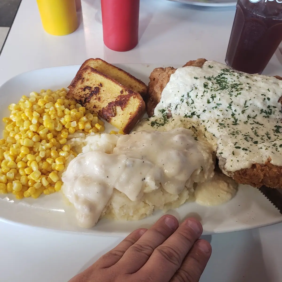 Chicken Fried Chicken with Parmesan Cream Sauce