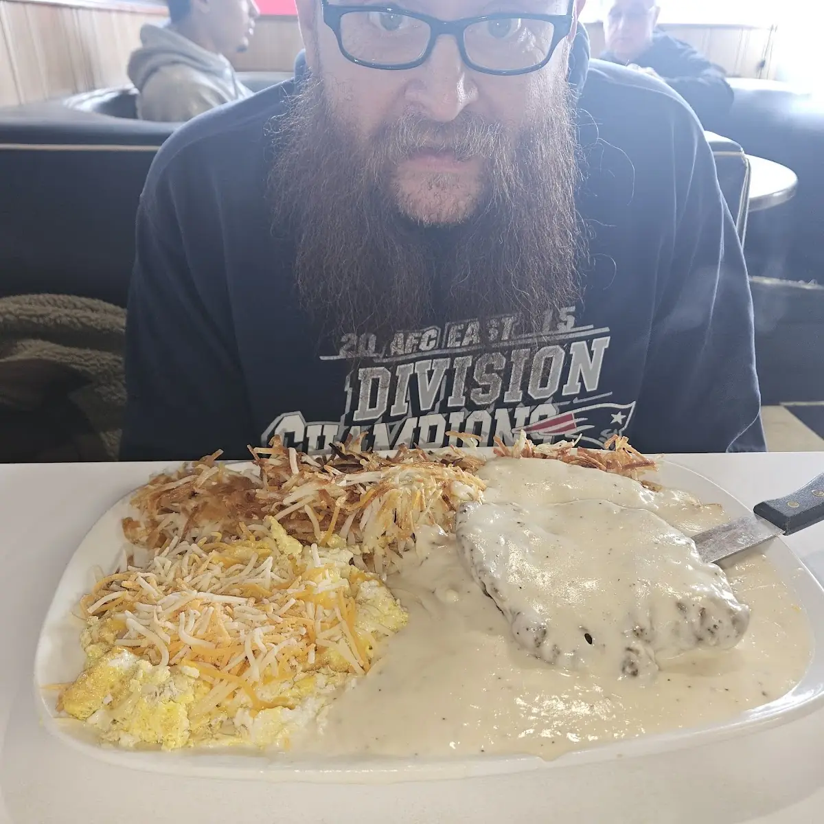 Chicken Fried Steak and Eggs