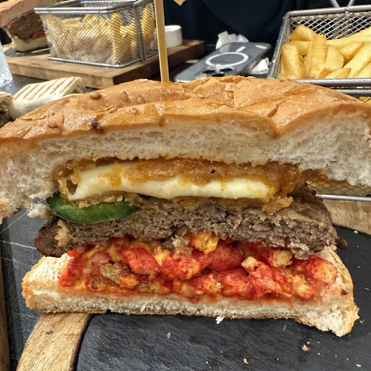 Spicy Double Cheeseburger