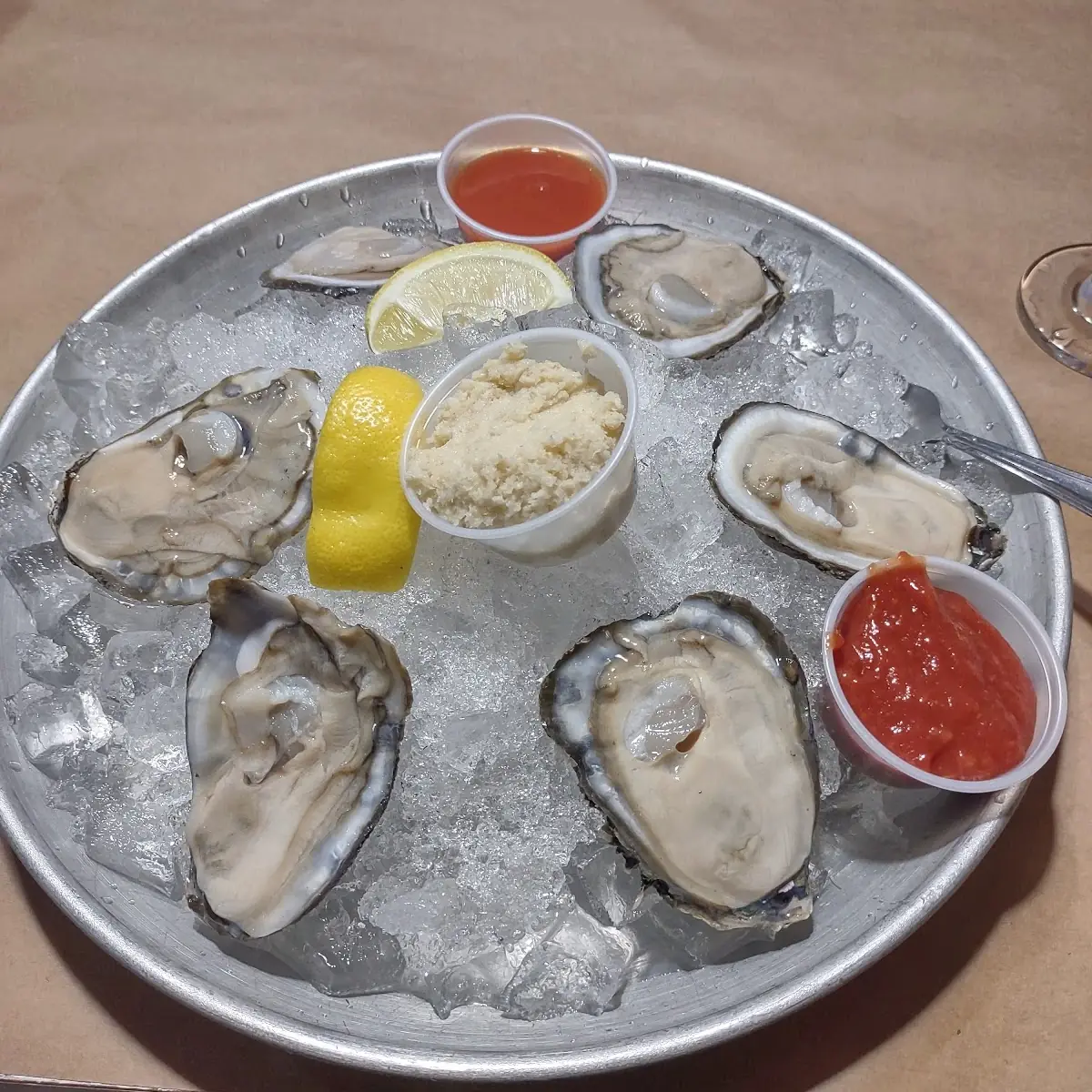 Raw Oysters on the Half Shell