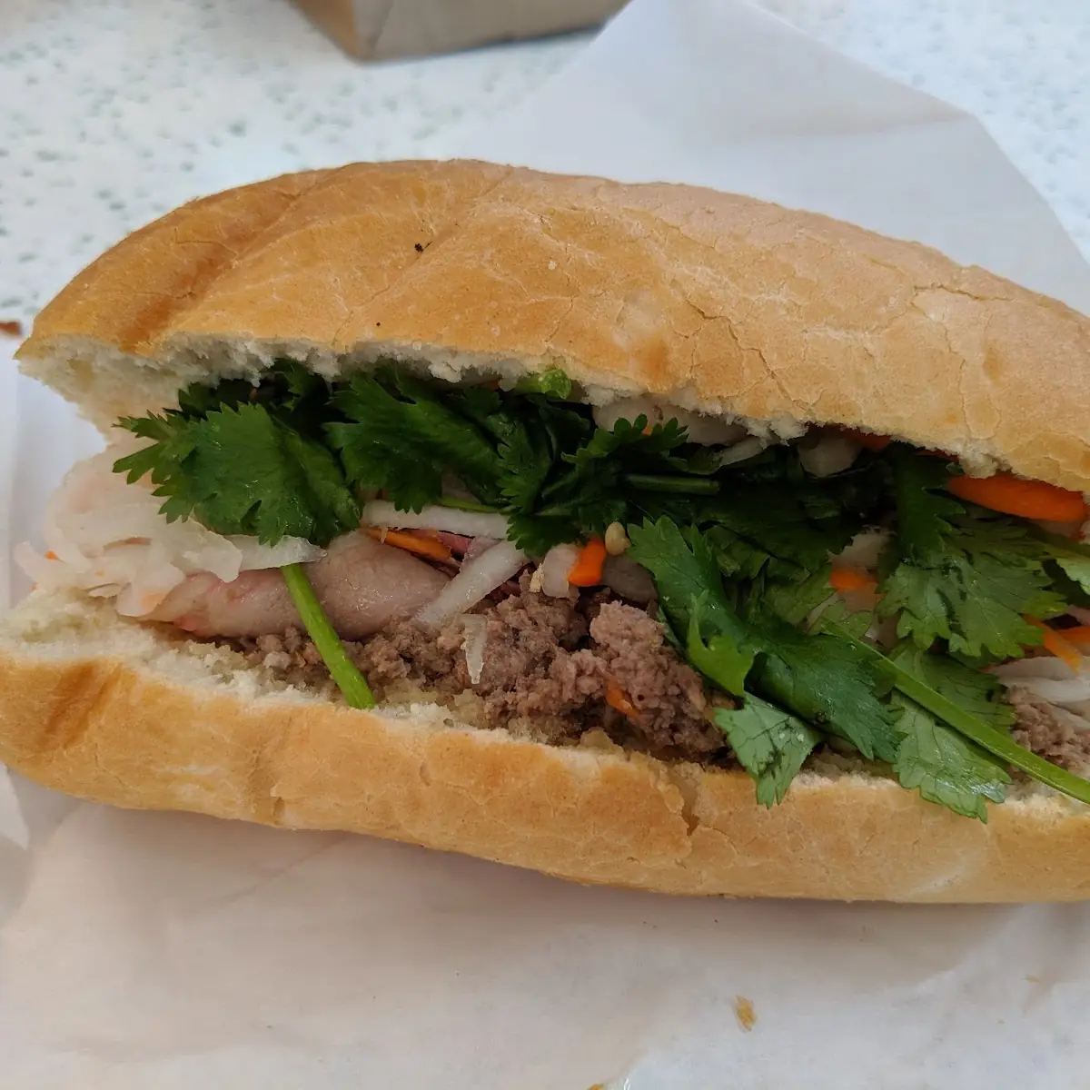 Vietnamese Sandwich Grilled Chicken