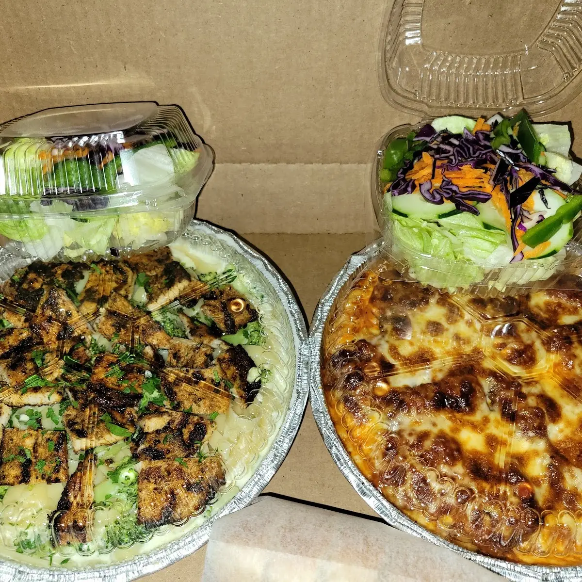 Fettuccine Alfredo with Broccoli Chicken