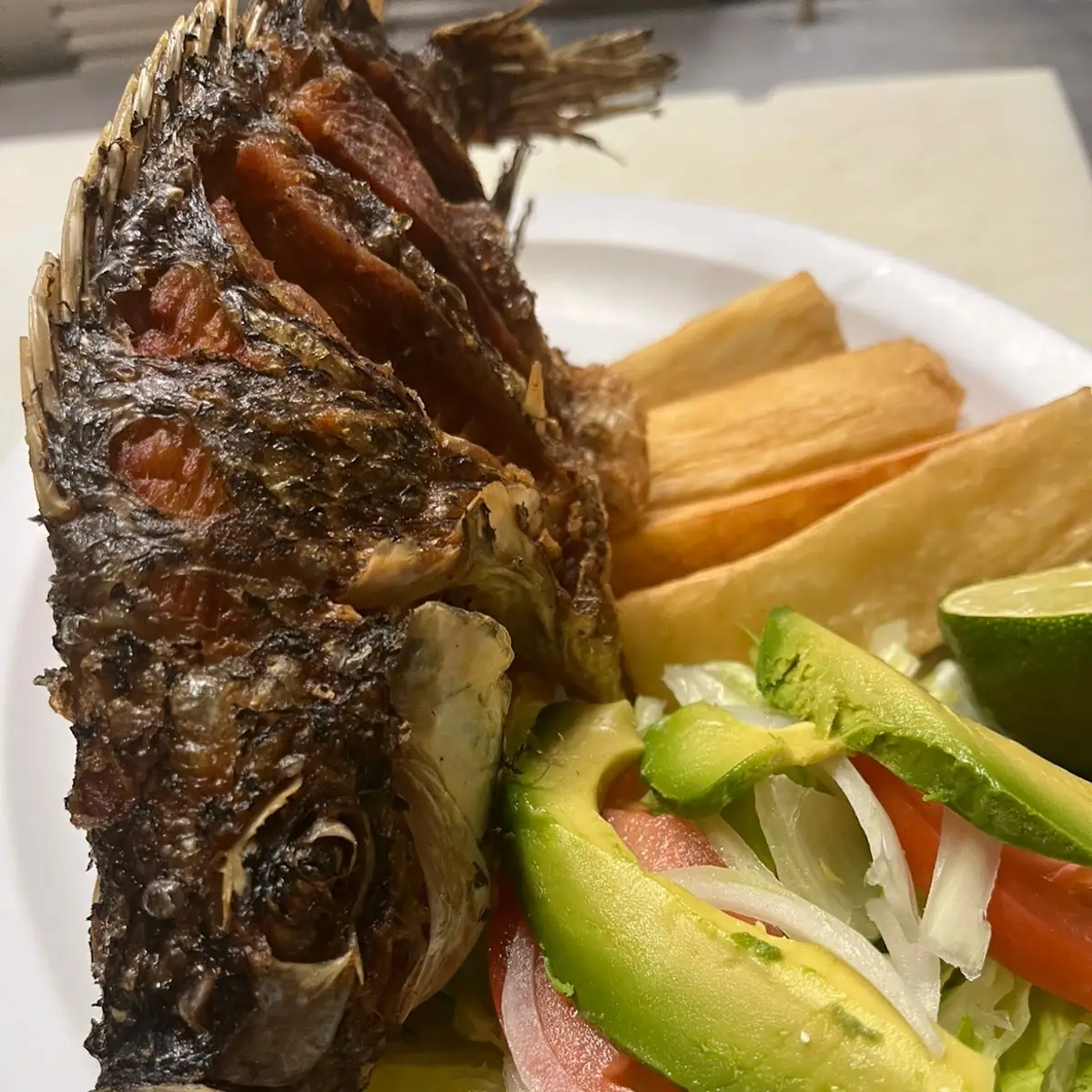 Plato de Mojarra Tilapia Plate