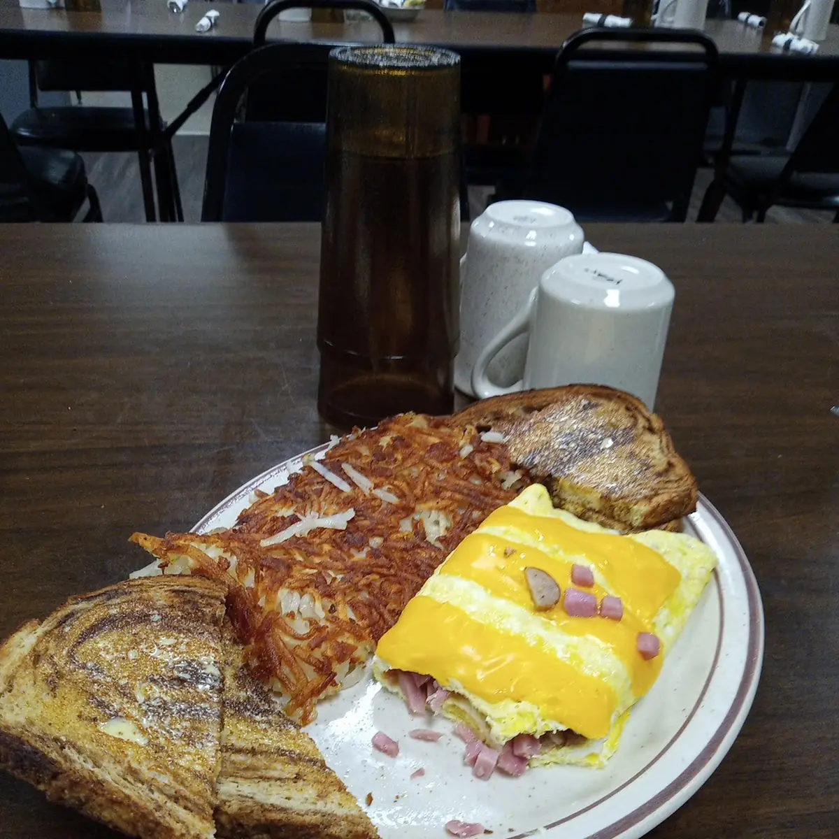 Ham and Cheese Omelette