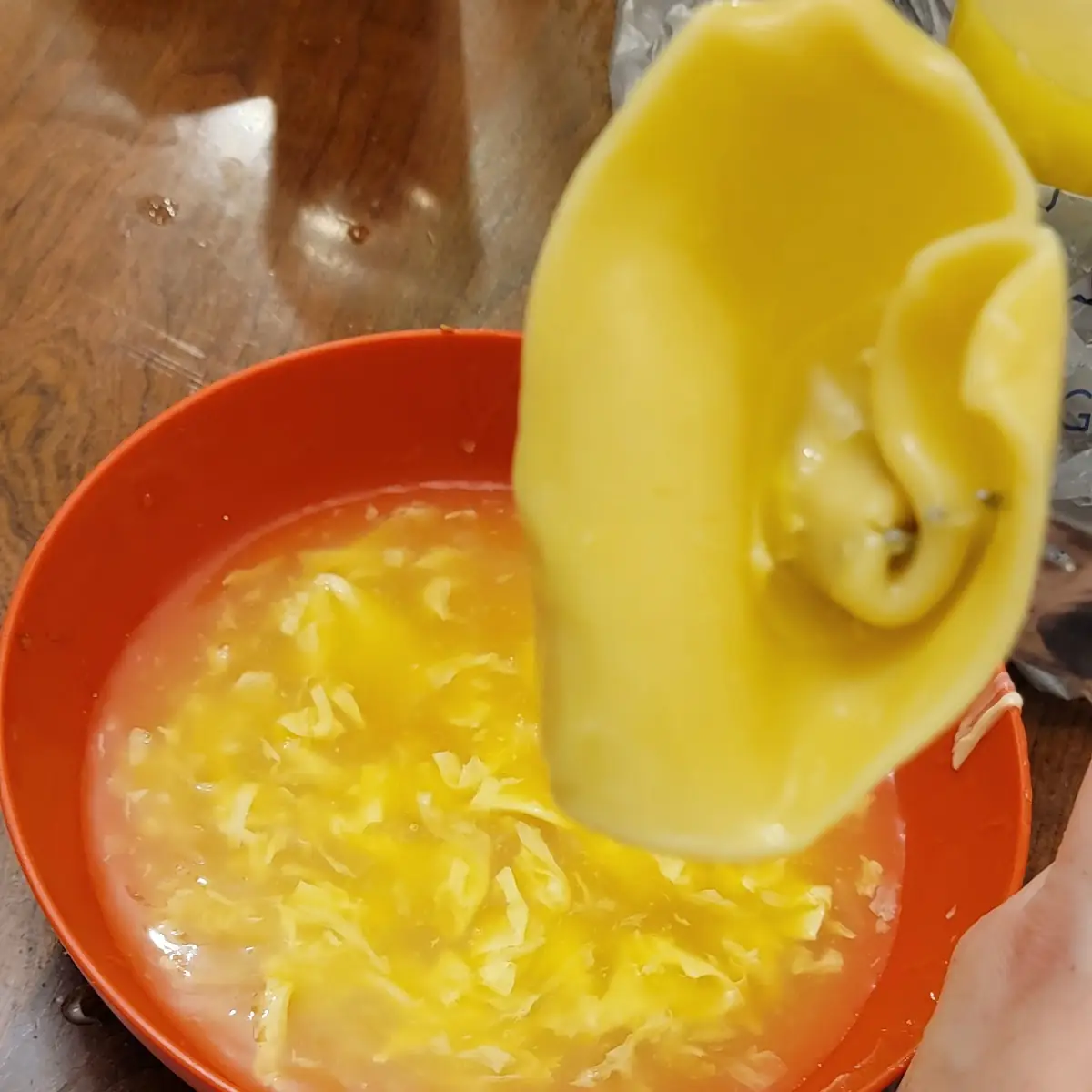 Egg Drop Wonton Soup