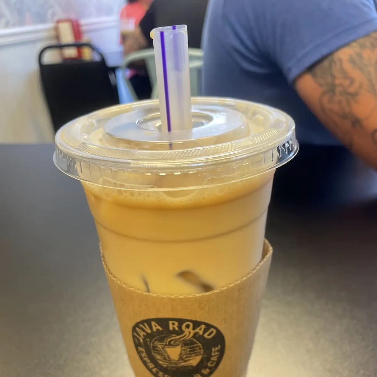 Iced Lavender Vanilla Latte