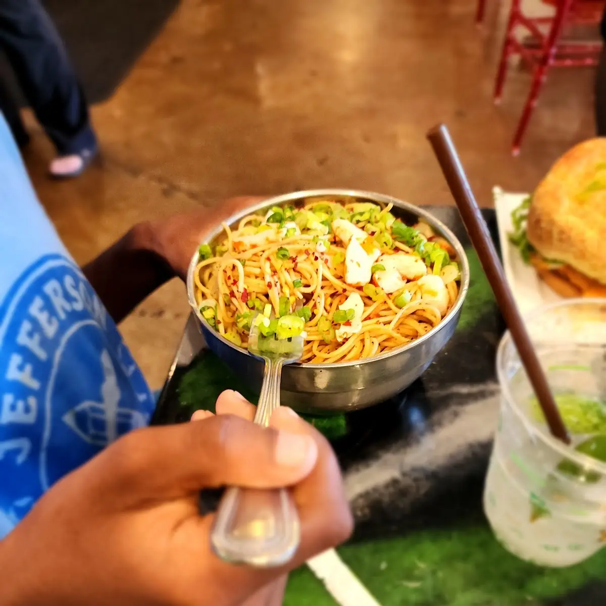 Chinese Bhel Cold Crispy Noodle Bowl