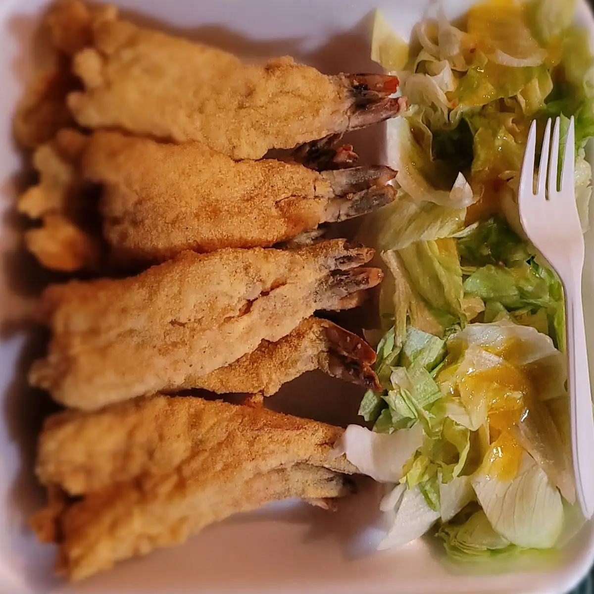 12 Piece Shrimp & Salad