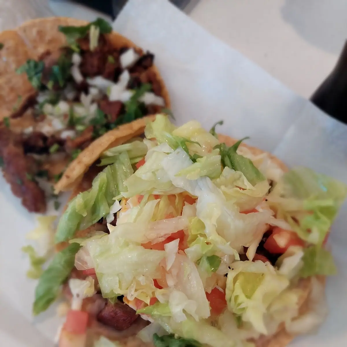Spicy Chicken Tostada