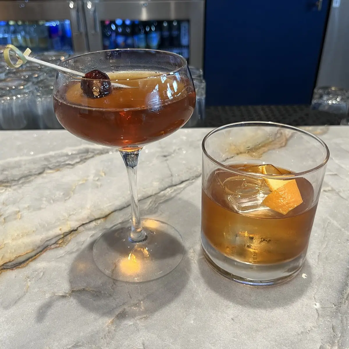 Manhattan and Old Fashioned