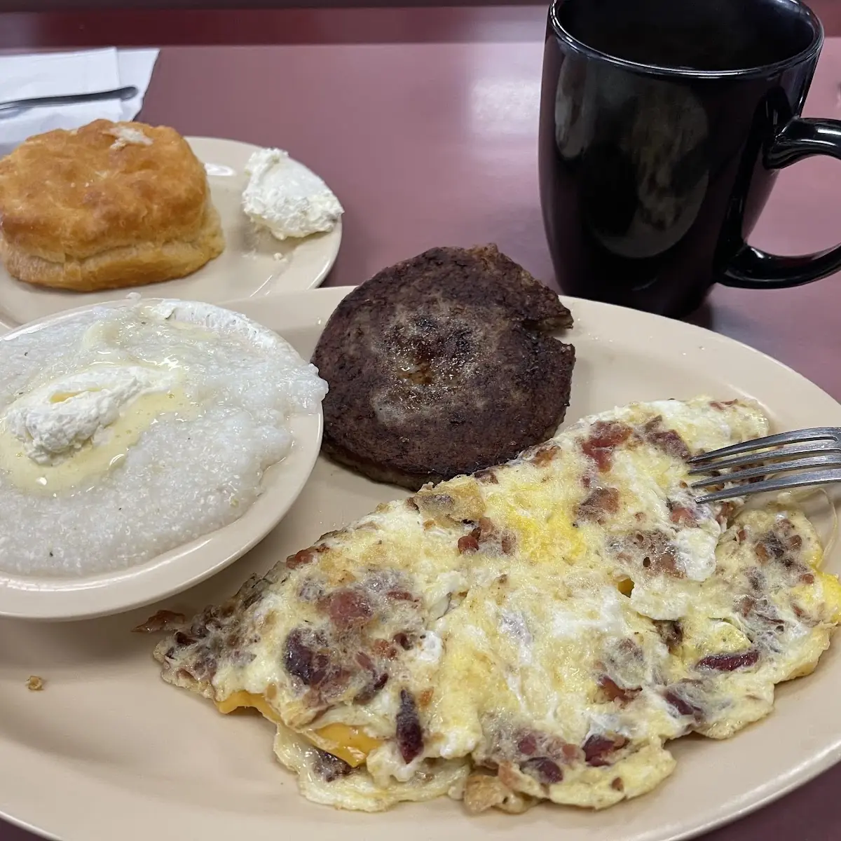 Bacon and Cheese Omelet