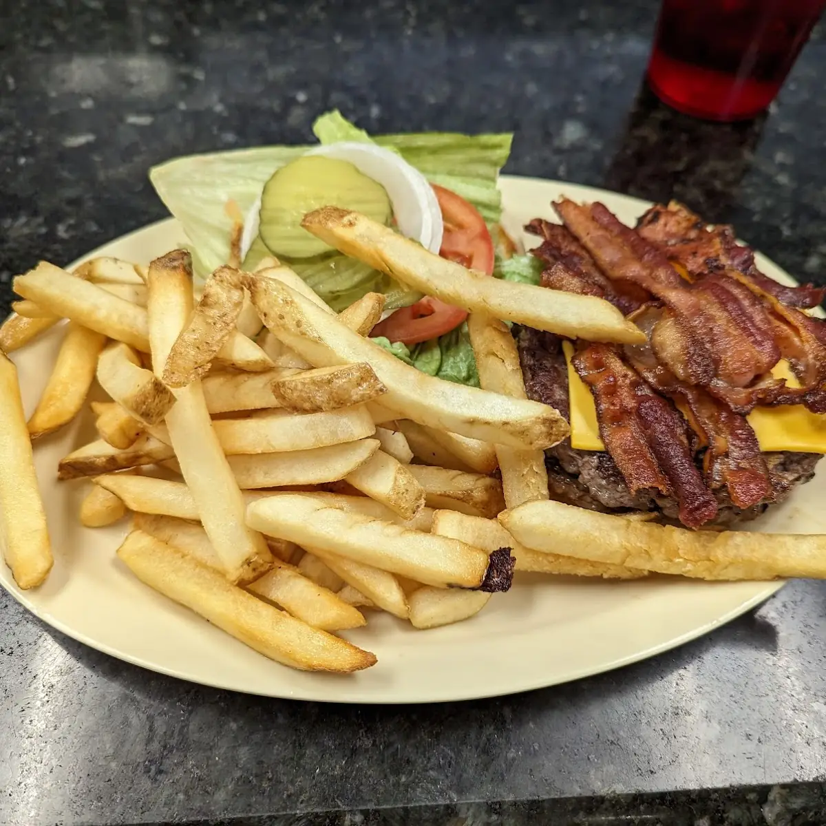 Bacon Cheeseburger Combo