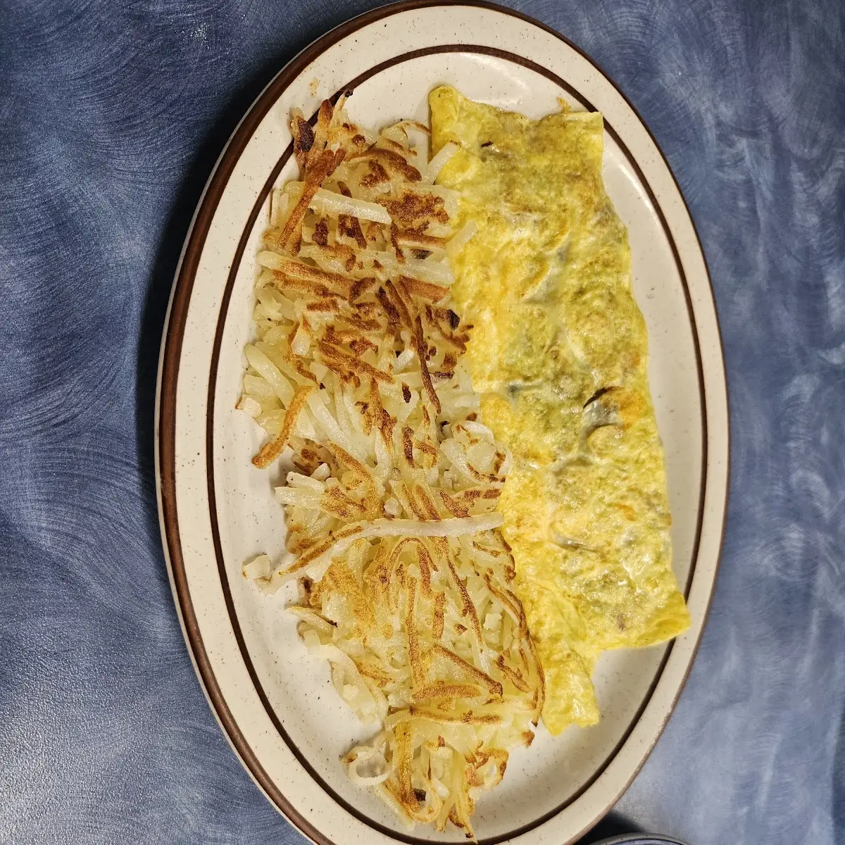 Western Omelette and Hashbrowns