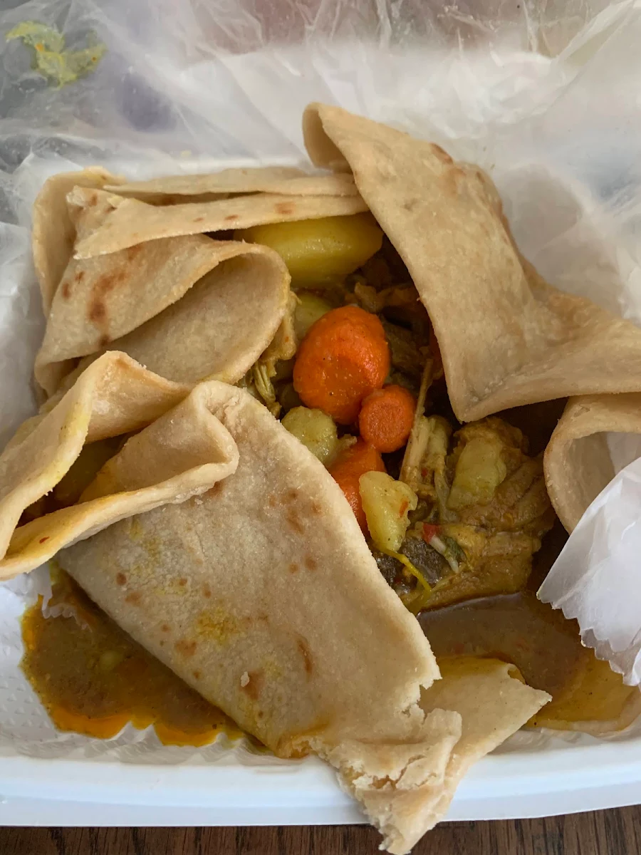 Curry Chicken Roti