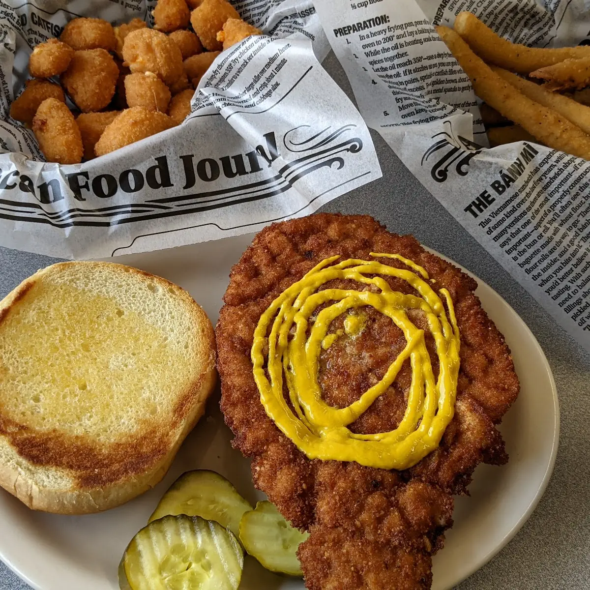 Breaded Pork Tenderloin Sandwich