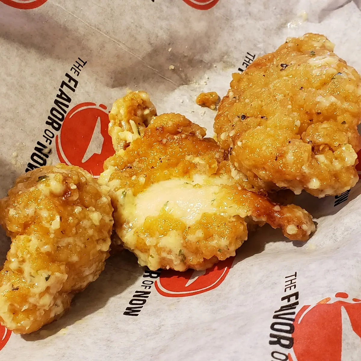 Boneless Chicken Wings Parmesan Cheese