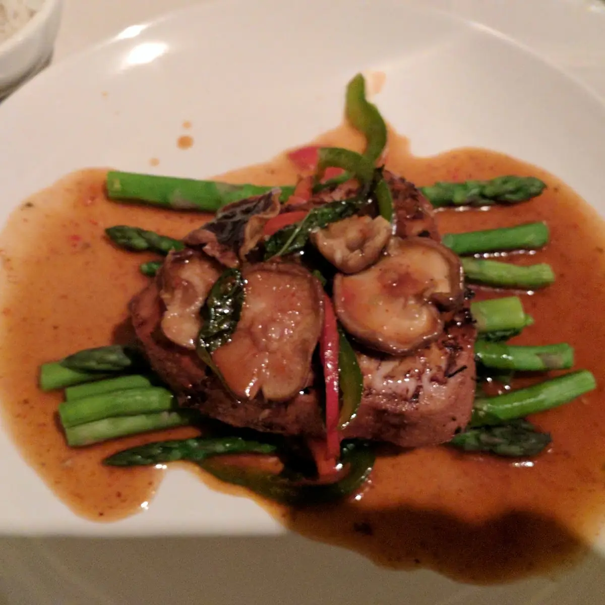 Ahi Tuna with Curry Sauce