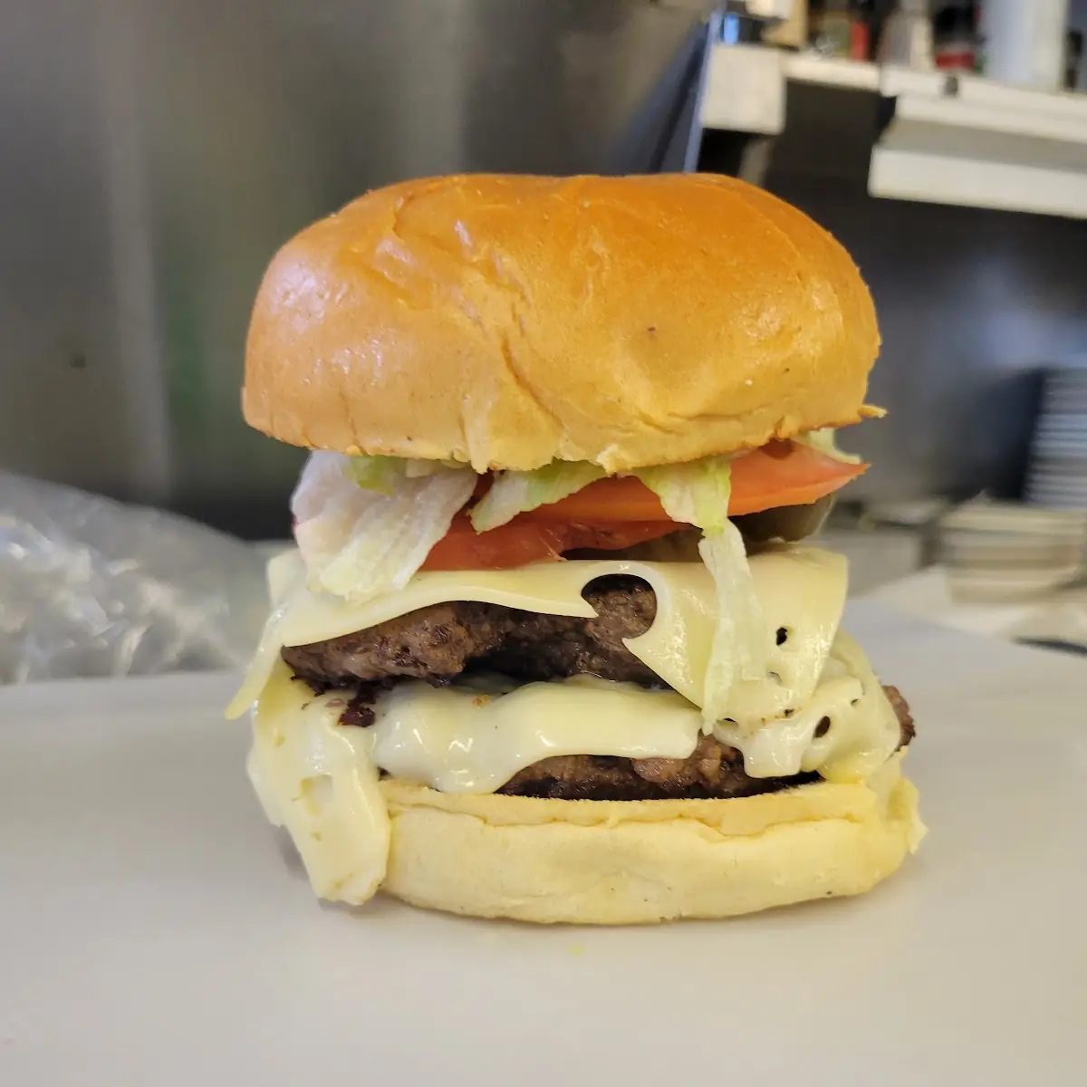 Double Burger Swizz Cheese