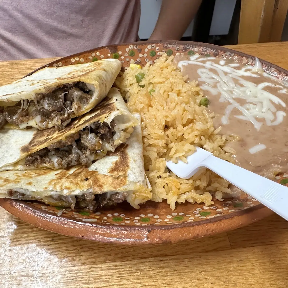 Steak Quesadilla Plate