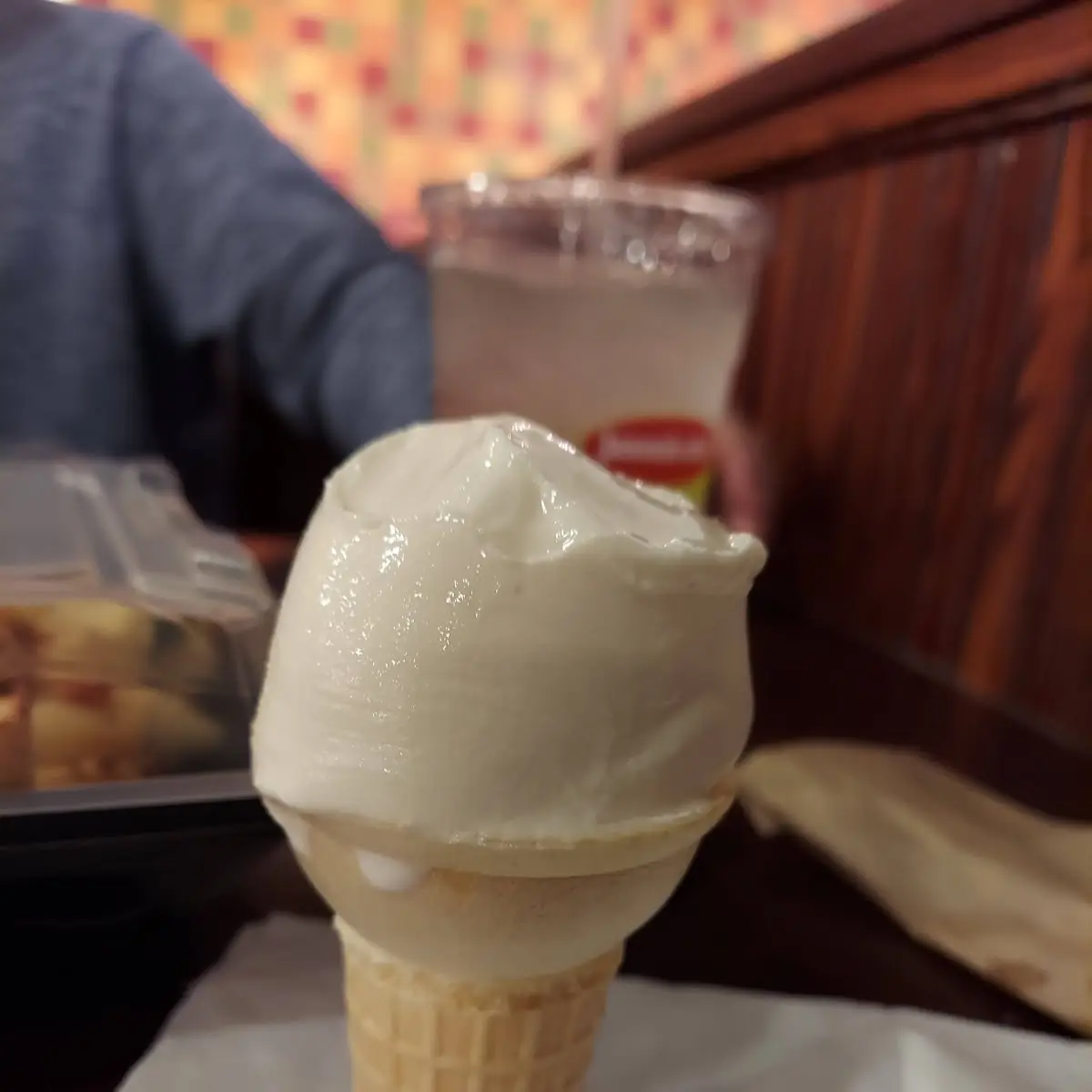Soft Serve Ice Cream Cone