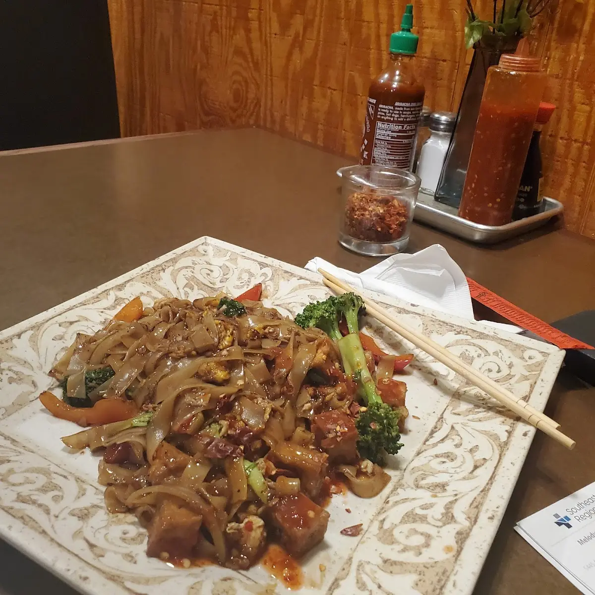 Drunken Noodle Tofu