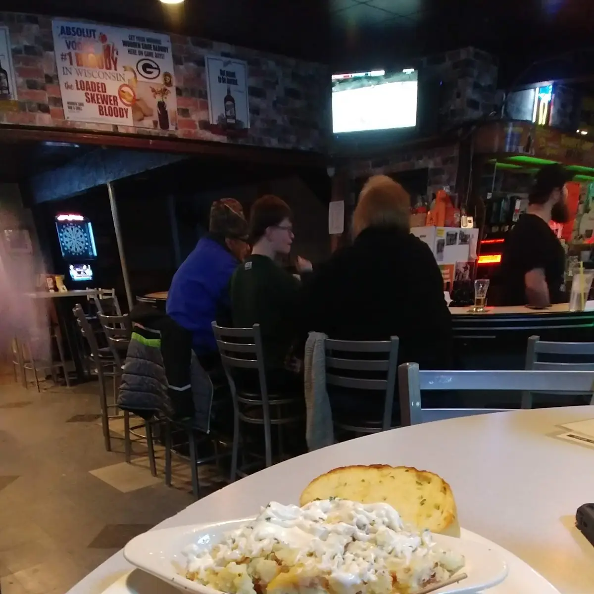 Shrimp with Loaded Mashed Potatoes