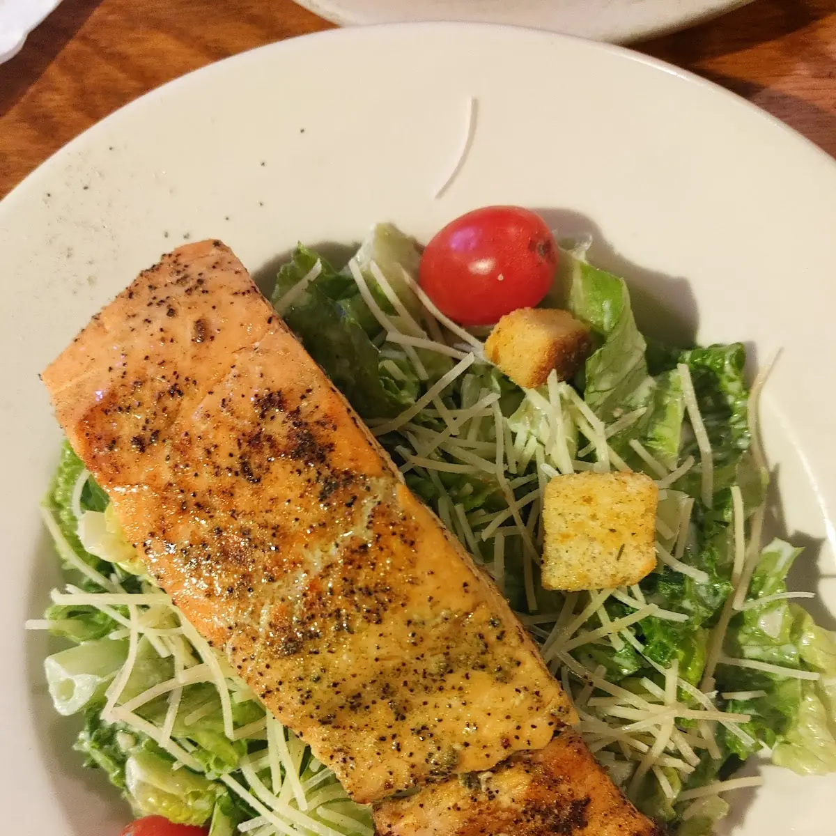 Salad Salmon Caesar Salad