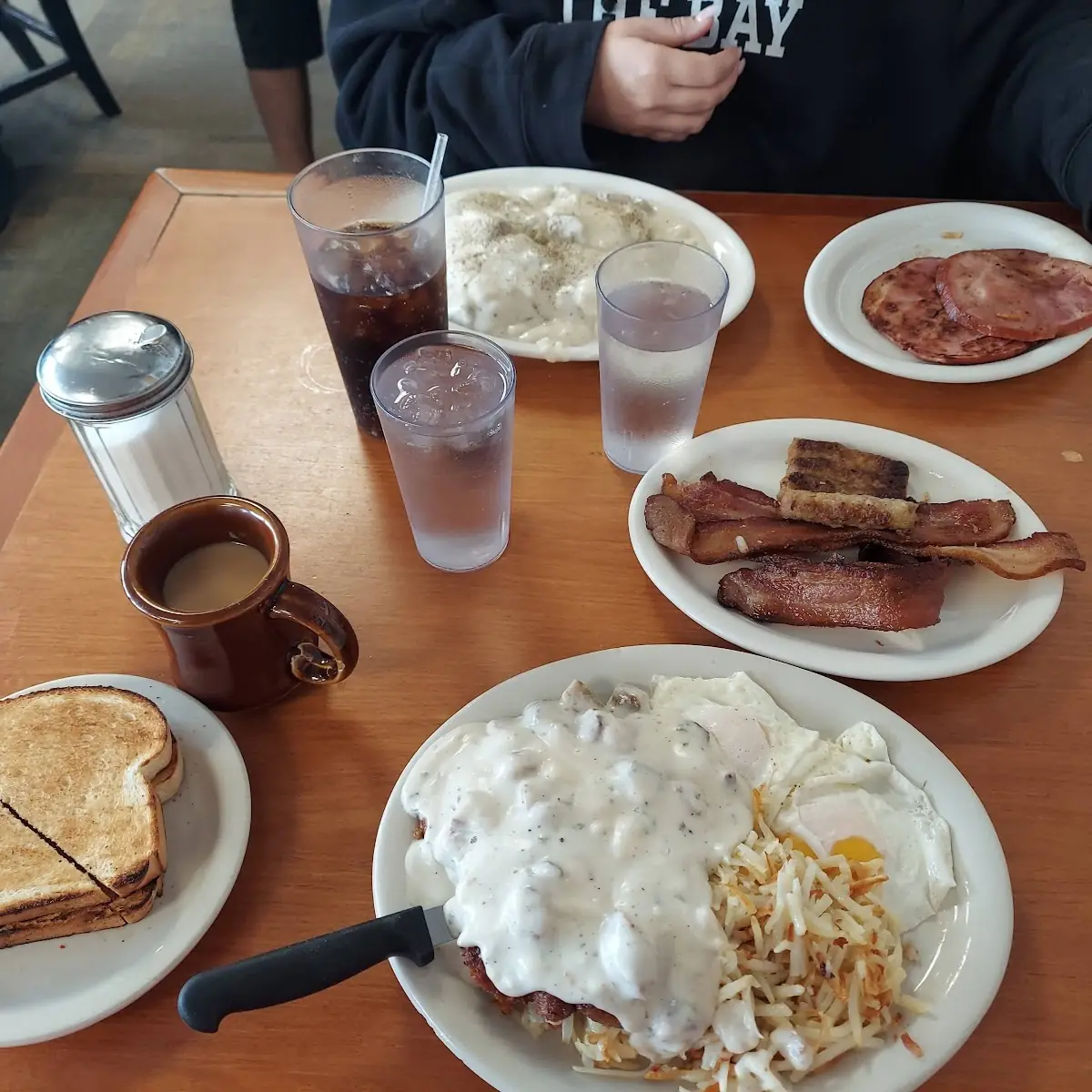 1/2 Pound Hamburger Steak & Eggs