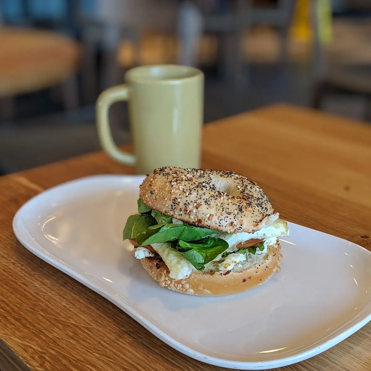 Avocado Egg White and Spinach Sandwich