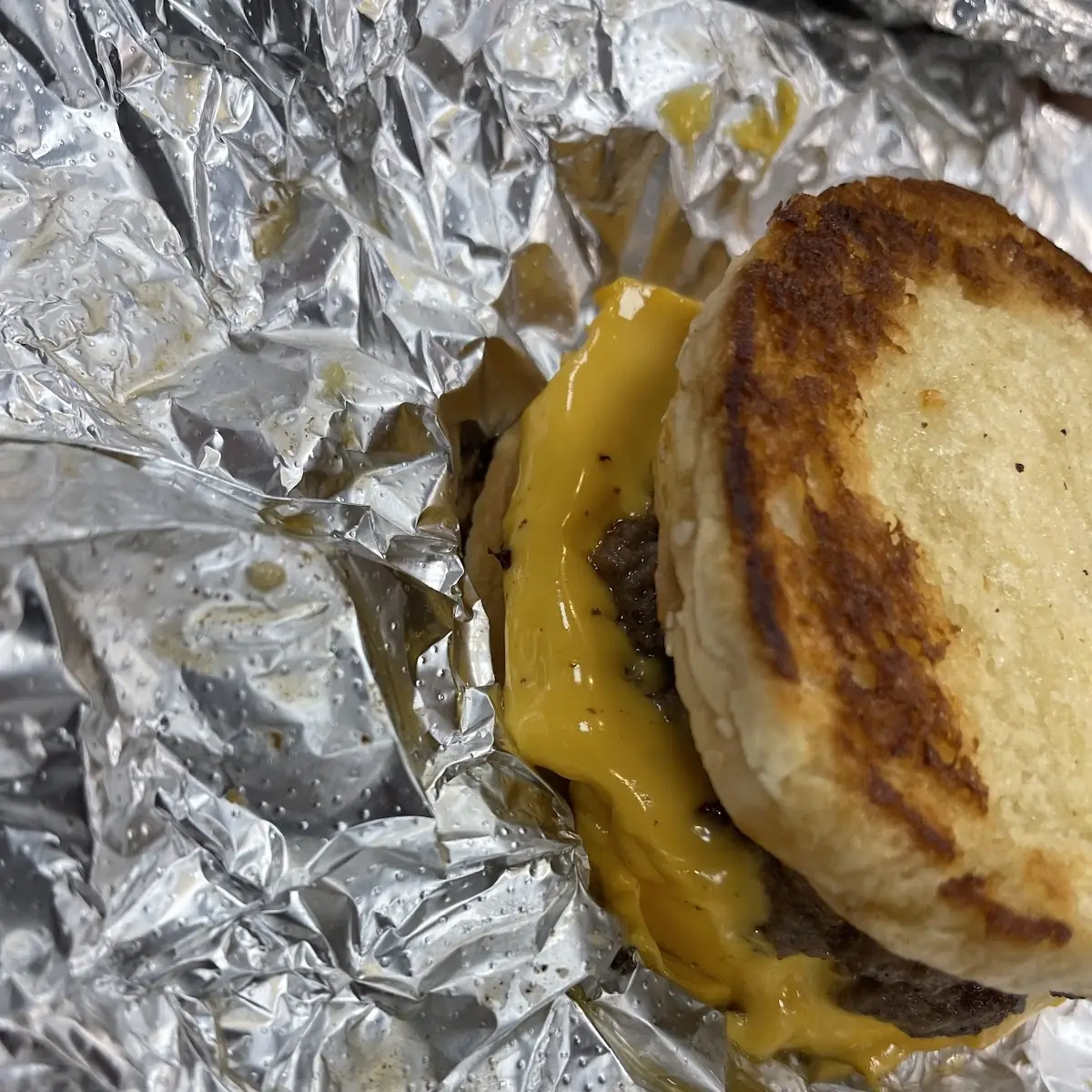 Grilled Cheese Double Cheeseburger