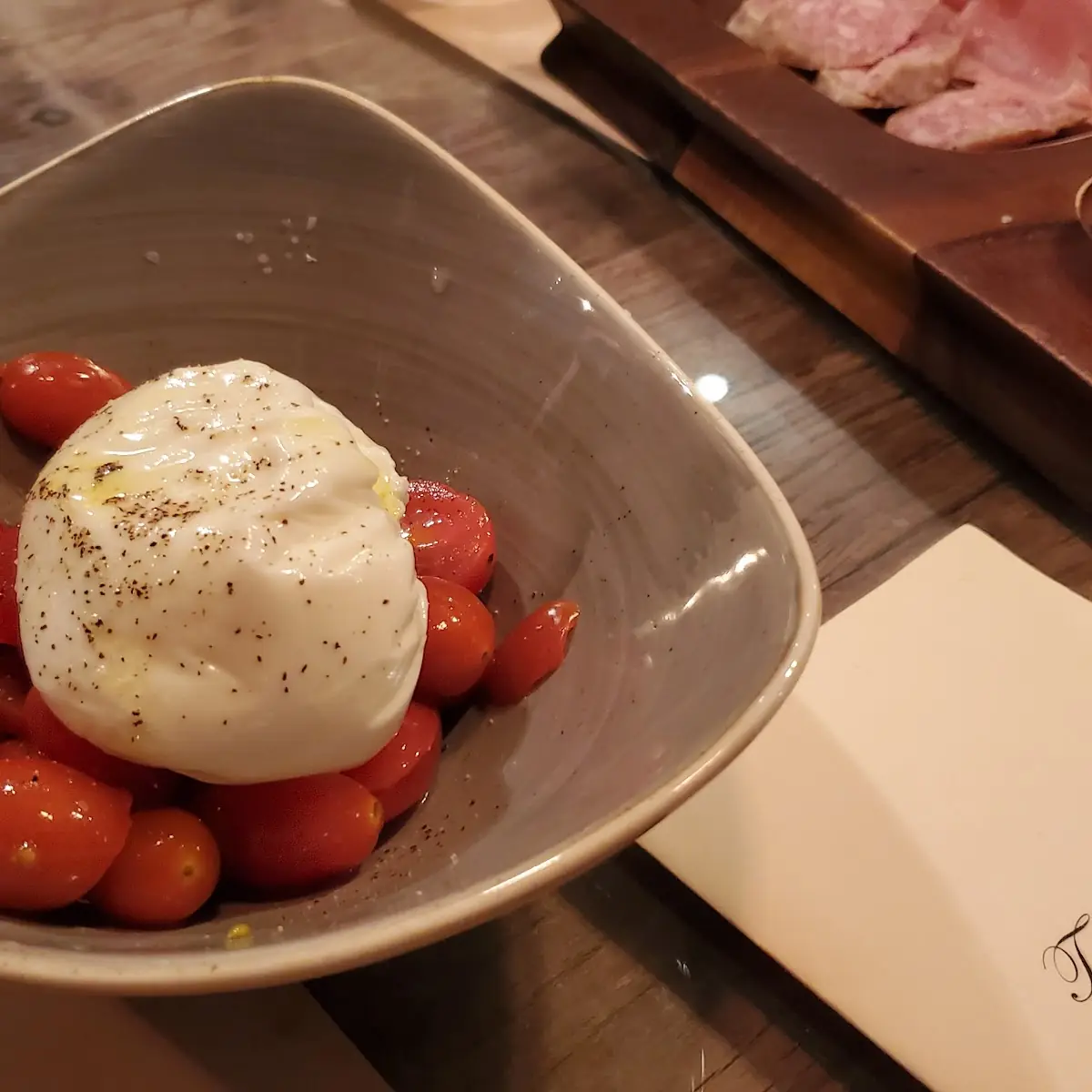 Burrata and Cherry Tomatoes