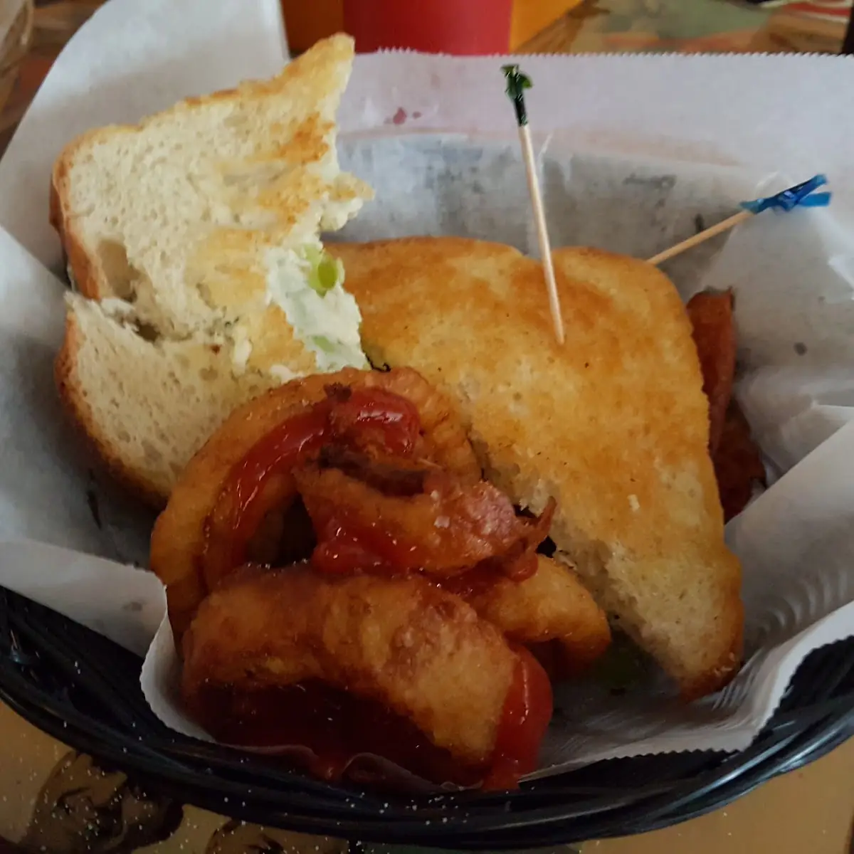 Grilled Blue Cheese and Bacon A