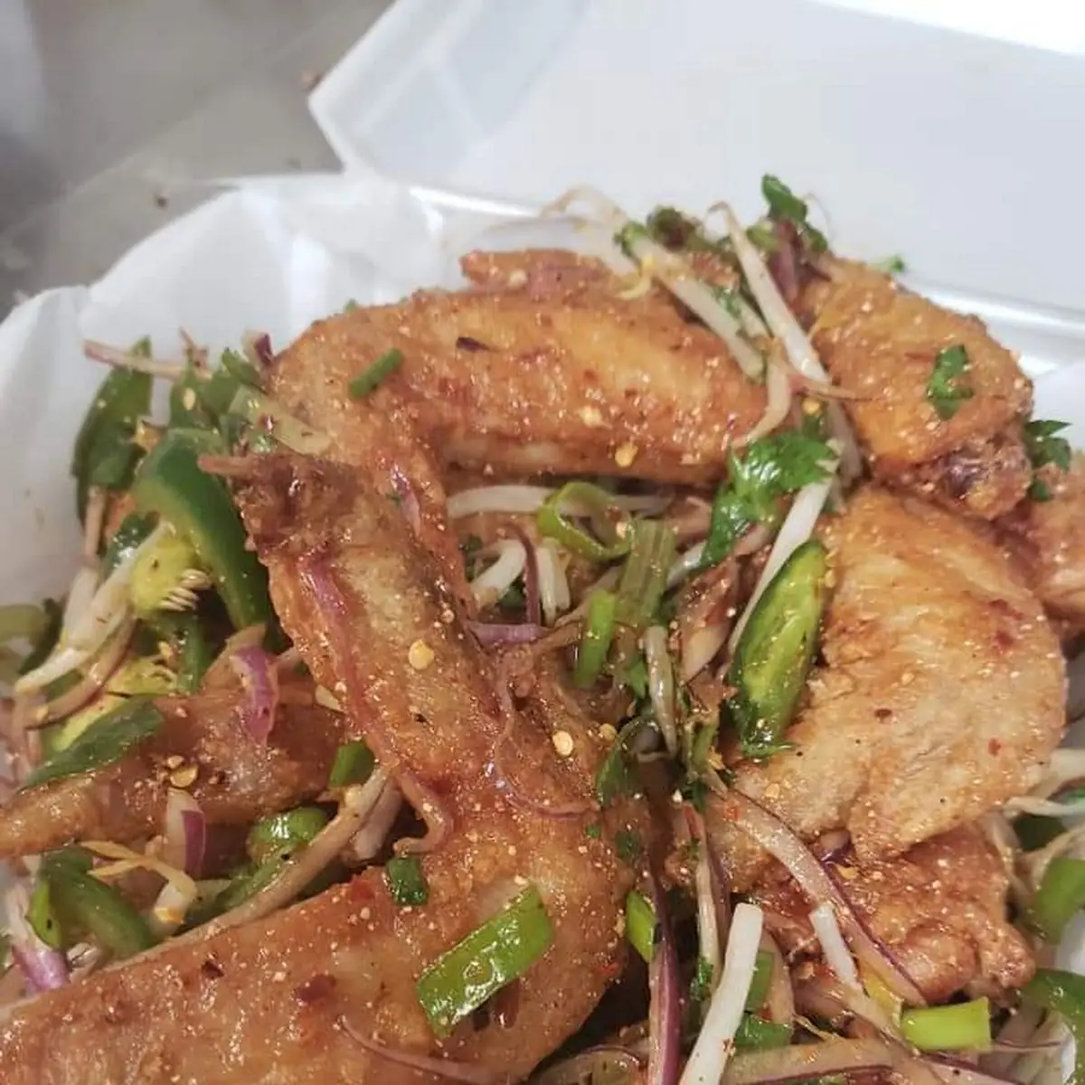 Chicken Wings Laab Style