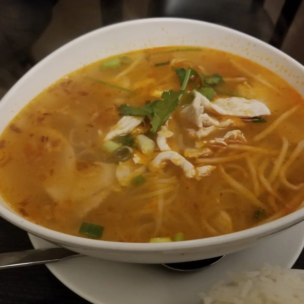 Tom Yum Chicken Noodle Soup