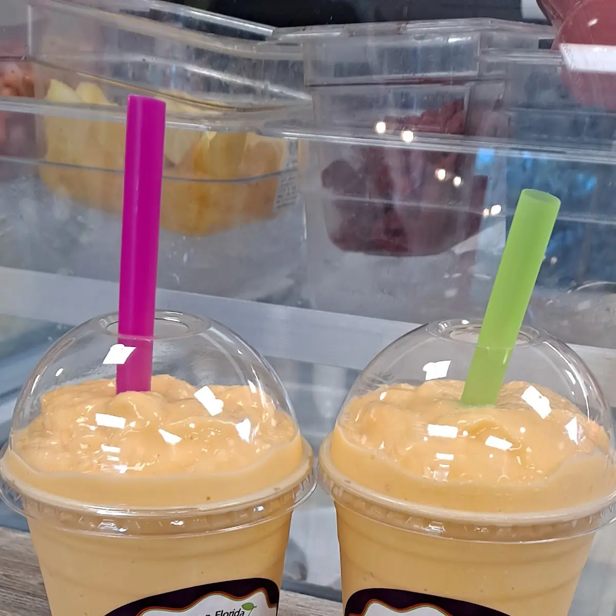 Mango Bubble Tea with Mango Bubble