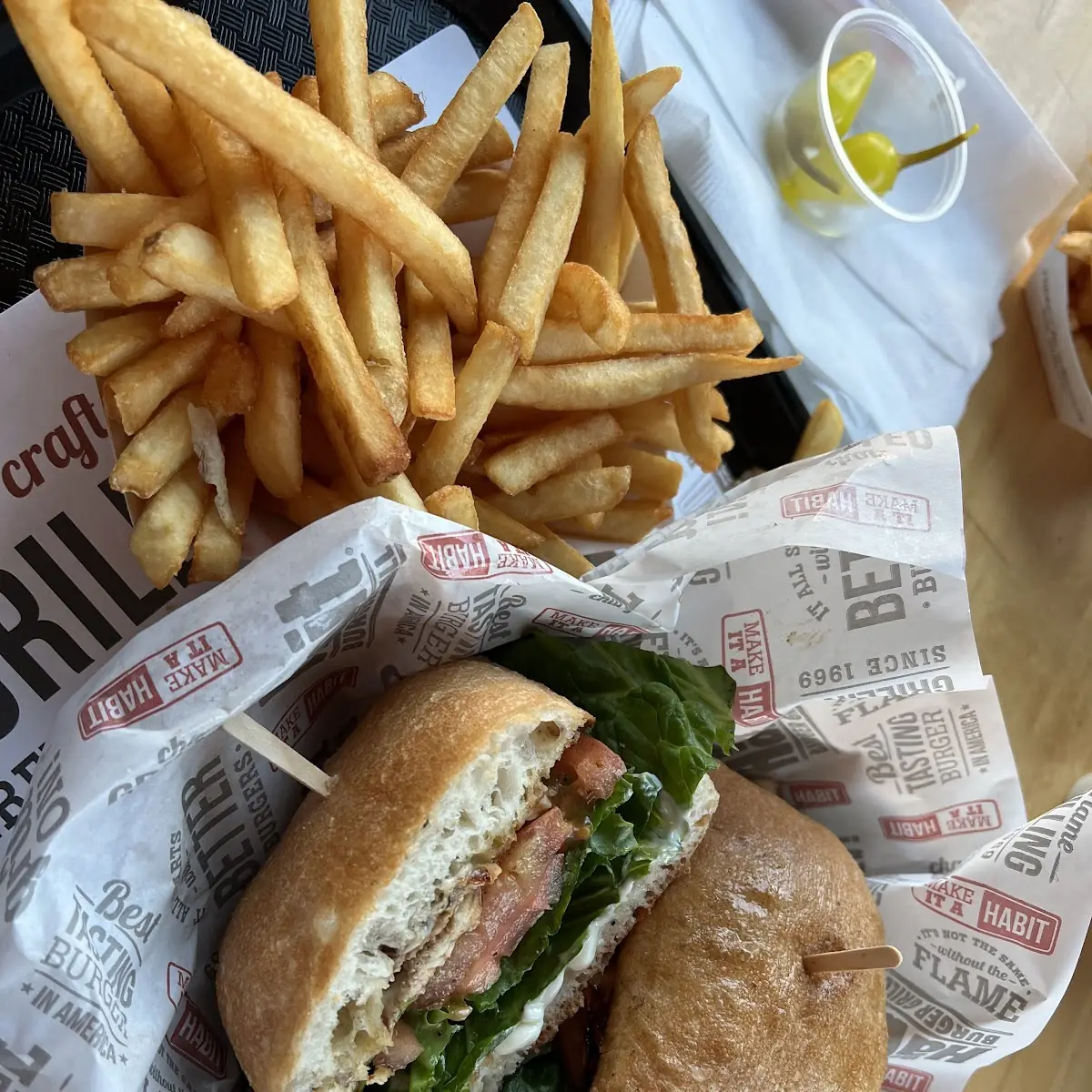 Chicken Burger Combo
