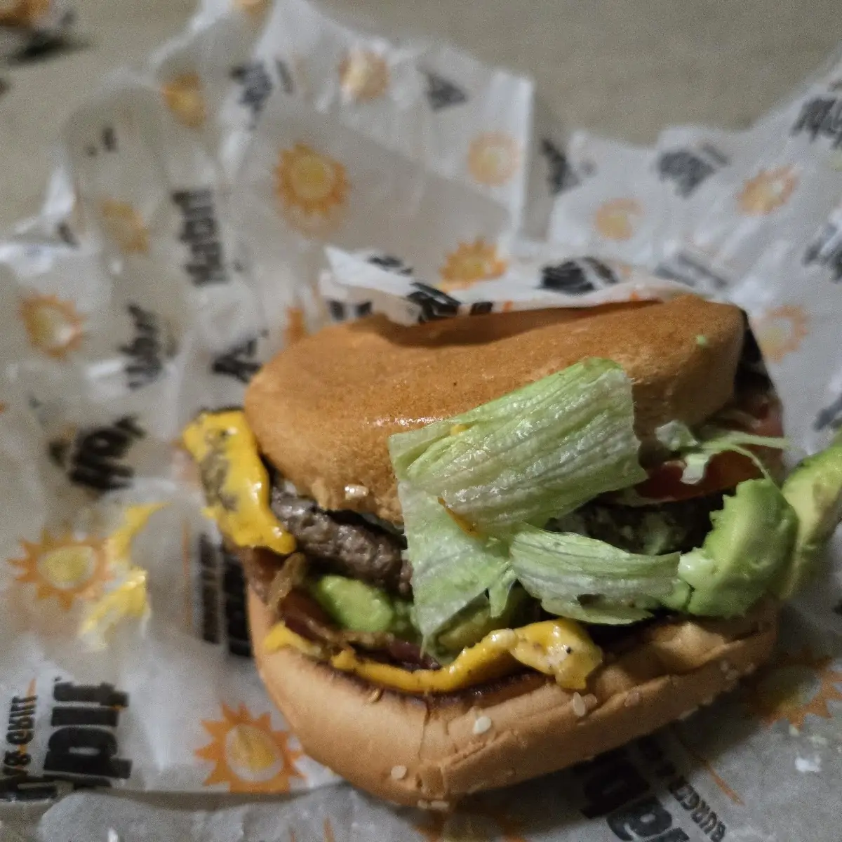 Triple Cheeseburger & Avocado
