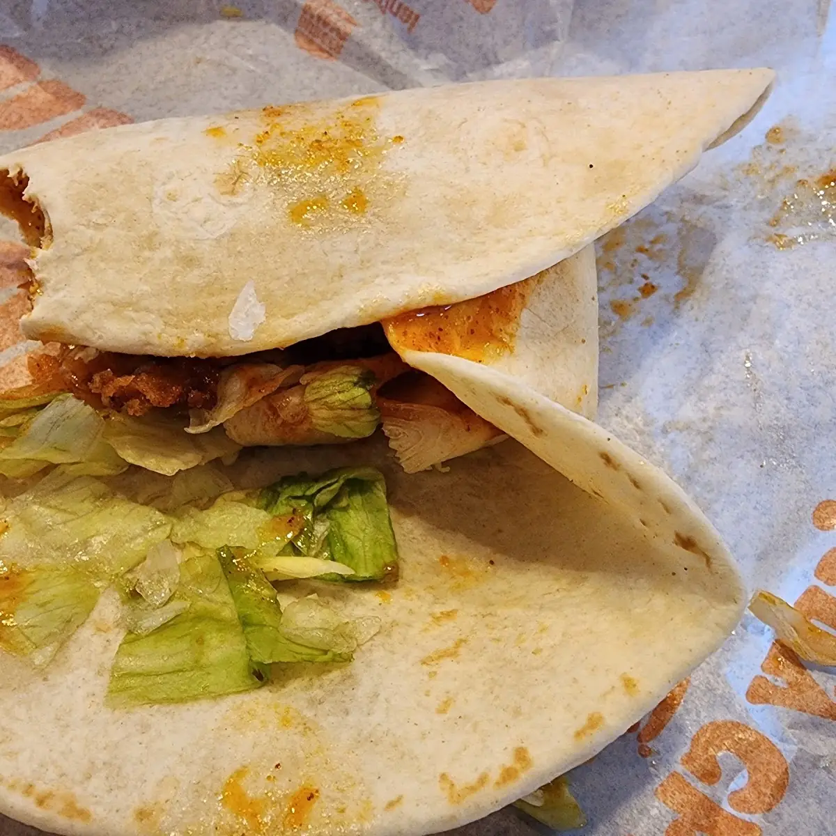 Spicy Chicken Wrap