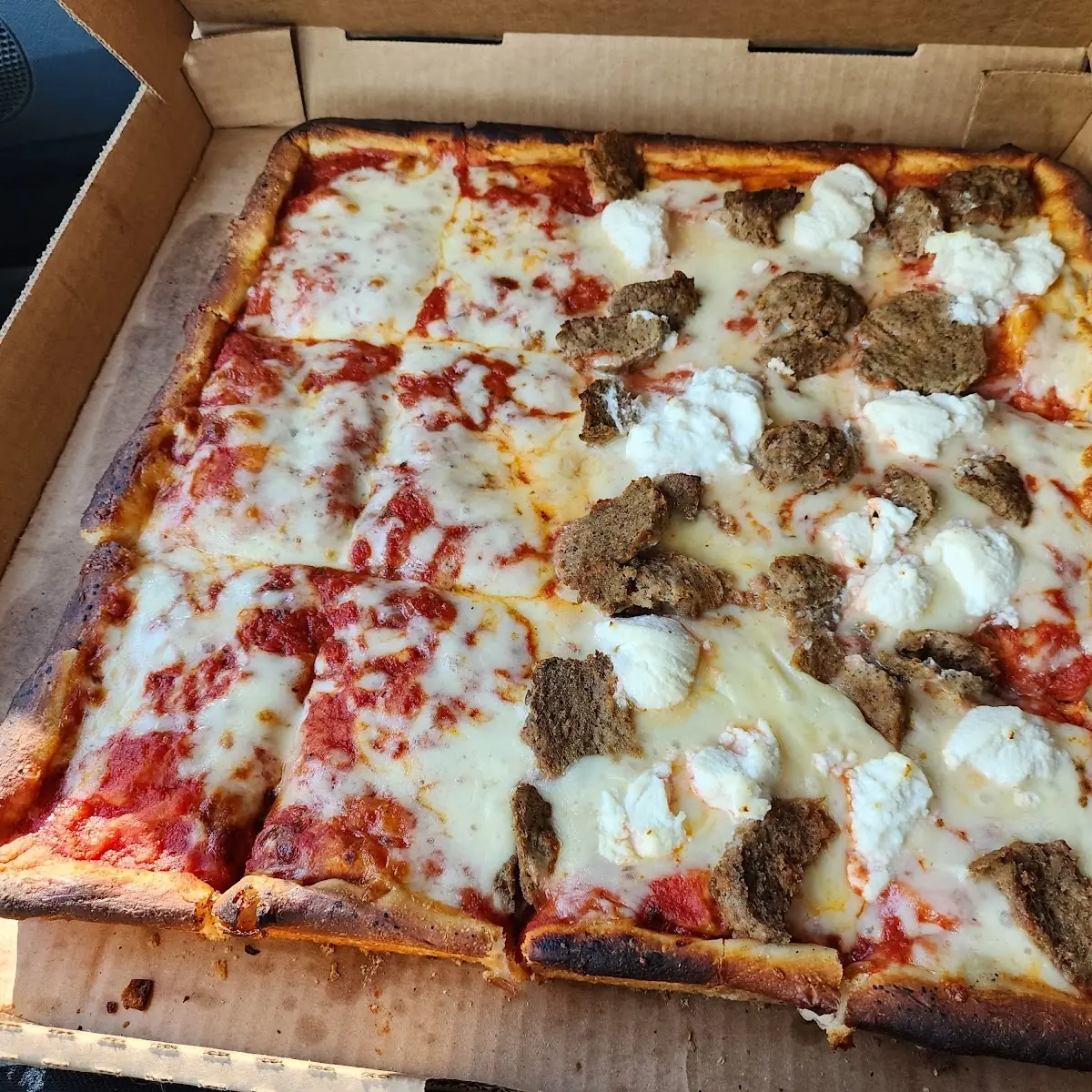 Sicilian Square Thick Cheese Pizza