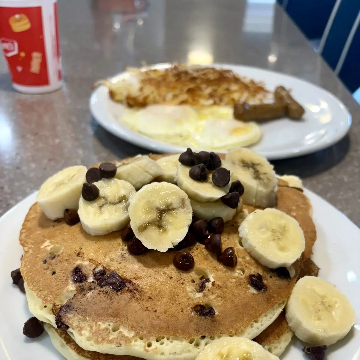 Chocolate Banana Pancakes