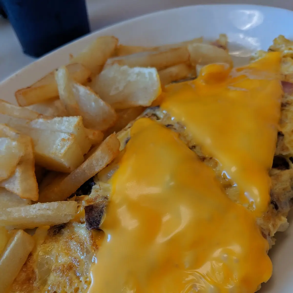 Meat Lovers Omelet with Extra Cheese