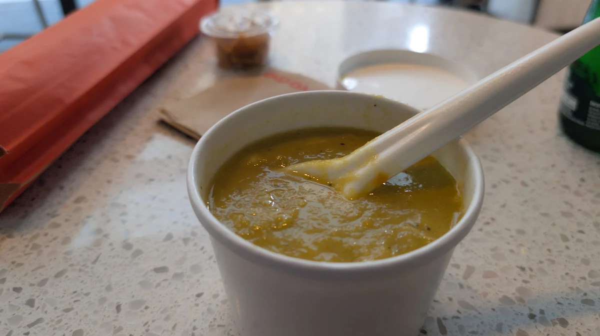 Chicken Shawarma and Lentil Soup, me va me Eat Mediterranean